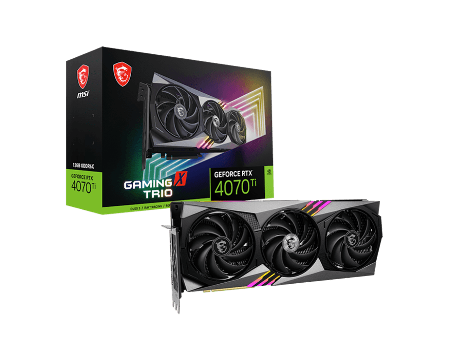 کارت گرافیک ام اس ای مدل MSI RTX 4070 Ti GAMING X TRIO 12G کارت گرافیک ام اس ای مدل MSI RTX 4070 Ti GAMING X TRIO 12G